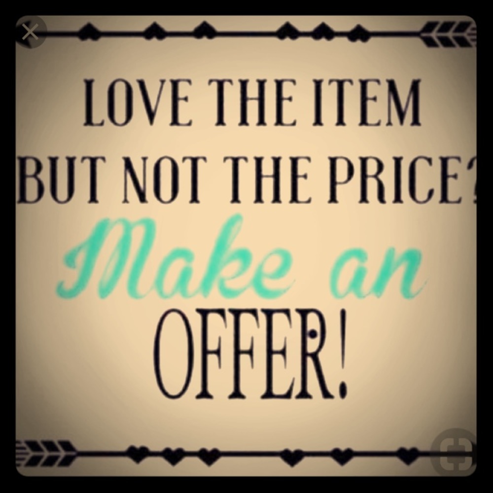 Negotiations available if the price is too high:)
